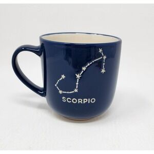 PMI Scorpio Constellation Coffee Tea Mug Cup Blue 17 oz Zodiac Sign Astrology